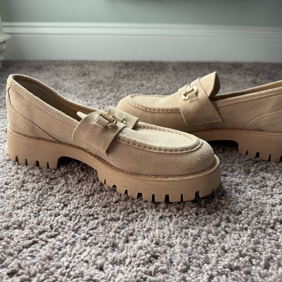 Steve Madden Lando Loafers Tan Suede size 11 - Picture 4 of 12